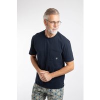 Weird Fish Men's Keaton Super Soft Pocket T-Shirt in Navy | Size: Small