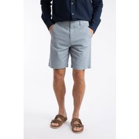 Weird Fish Men's Charleston Textured Chino Shorts in Light Blue | Size: 38