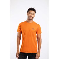 Weird Fish Men's Fished Branded T-Shirt in Burnt Orange | Size: 4XL