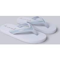 Animal Women's Swish Logo Flip Flop in Grey | Size: 8