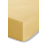 Catherine Lansfield 'Easy Iron Percale' Combed Polycotton 35cm Depth Sheet in Yellow | Size: King Fitted