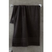 Catherine Lansfield 'Zero Twist' Cotton Bath Sheet Pair in Grey