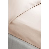 Bianca 400 Thread Count Cotton Sateen 36cm Depth Sheet in Natural | Size: Super King Fitted