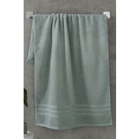 Catherine Lansfield 'Zero Twist' Bath Sheet in Light Green