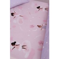 Catherine Lansfield 'Dancing Fairies' Fitted Sheet in Pink | Size: Toddler