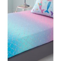 Catherine Lansfield 'Mermaid' Fitted Sheet in Pink | Size: Double