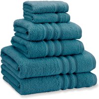 Catherine Lansfield Zero Twist Cotton 6 Piece Towel Bale in Teal