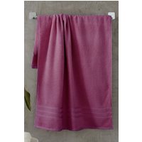 Catherine Lansfield 'Zero Twist' Cotton Bath Sheet Pair in Raspberry