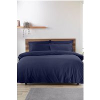 Catherine Lansfield So Soft Non Iron Duvet Cover Set in Navy | Size: Double