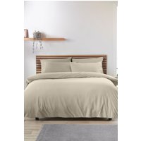 Catherine Lansfield So Soft Non Iron Duvet Cover Set in Natural | Size: King