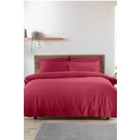 Catherine Lansfield So Soft Non Iron Duvet Cover Set in Bright Pink | Size: Super King