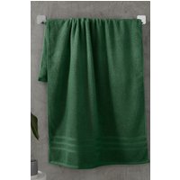 Catherine Lansfield 'Zero Twist' Cotton Bath Sheet Pair in Dark Green