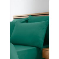 Catherine Lansfield So Soft Non Iron Fitted Sheet in Teal | Size: Double Fitted