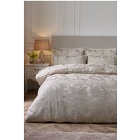 Catherine Lansfield 'Opulent Jacquard' Duvet Cover Set in Gold | Size: Single