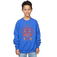 Harry Potter Boy's Christmas Fair Isle Sweatshirt in Blue | Size: 7-8 Years