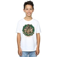 Wreath Cotton Christmas T Shirt Years