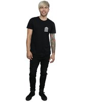 Taz Stripes Faux Pocket T Shirt