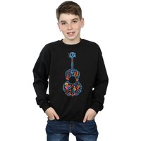 Boy's Coco Guitar Pattern Sweatshirt in | Size: 7-8 Years