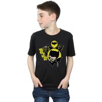 Boy's Chibi Batman Swinging T-Shirt in | Size: 12-13 Years
