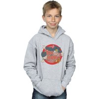 Tom & Jerry Boy's Classic Catch Hoodie in Grey | Size: 5-6 Years