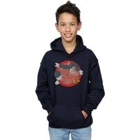 Tom & Jerry Boy's Classic Catch Hoodie in Navy | Size: 9 Years