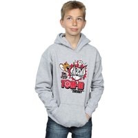 Tom & Jerry Boy's Tomic Energy Hoodie in Grey | Size: 9 Years