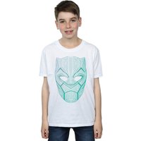 Panther Tribal Mask T Shirt White Years