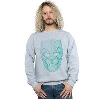 Panther Tribal Mask Sweatshirt Grey