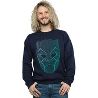 Panther Tribal Mask Sweatshirt Navy