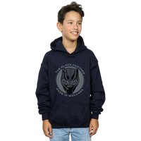 Marvel Boy's Black Panther Made in Wakanda Hoodie in Navy | Size: 5-6 Years