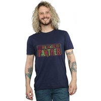 Panther Tribal Logo T Shirt Navy
