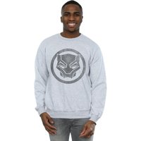 Panther Distressed Icon Sweatshirt Grey