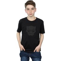 Marvel Boy's Black Panther Black On Black T-Shirt | Size: 12-13 Years