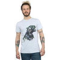 Panther Wild Silhouette T Shirt Grey