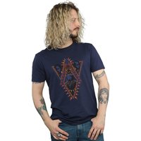 Panther Tribal Heads T Shirt Navy