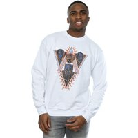 Panther Tribal Heads Sweatshirt White