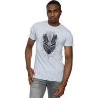 Panther Head T Shirt Grey
