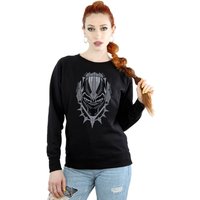 Marvel Women's Black Panther Head Sweatshirt | Size: XL