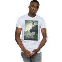 Marvel Men's Black Panther Poster T-Shirt in White | Size: 2XL