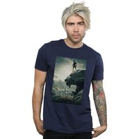 Panther Poster T Shirt Navy