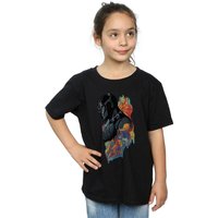 Marvel Girl's Black Panther Profile Cotton T-Shirt | Size: 5-6 Years