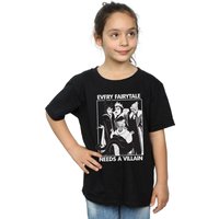 Girl's Every Fairy Tale Needs A Villain Cotton T-Shirt in | Size: 9 Years