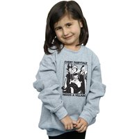 Disney Girl's Villains Cotton Sweatshirt in Grey | Size: 7-8 Years