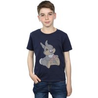 Disney Boy's Classic Thumper T-Shirt in Navy | Size: 9 Years