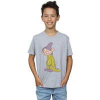 Disney Boy's Classic Dopey T-Shirt in Grey | Size: 5-6 Years