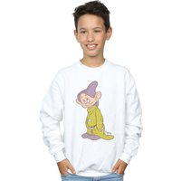 Disney Boy's Classic Dopey Sweatshirt in White | Size: 9 Years