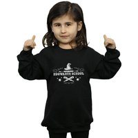 Harry Potter Girl's Hogwarts First Year Sweatshirt in Black | Size: 5-6 Years