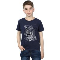 Looney Tunes Boy's Bugs Bunny What´s Up Rock T-Shirt in Navy | Size: 12-13 Years