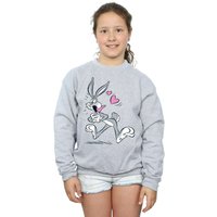 Looney Tunes Girl's Bugs Bunny In Love Sweatshirt in Grey | Size: 5-6 Years