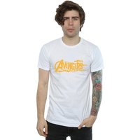 Avengers Infinity War Orange Logo T Shirt